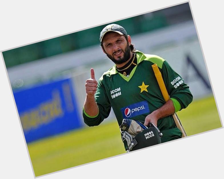 Ever Green Cricketer
Boom Boom
Lala

Happy Birthday Shahid Afridi   