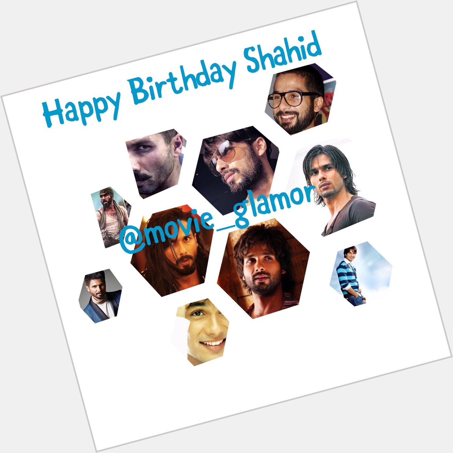  wishes all the success to the B-town versatile actor .. 
Happy Birthday Shahid Kapoor 