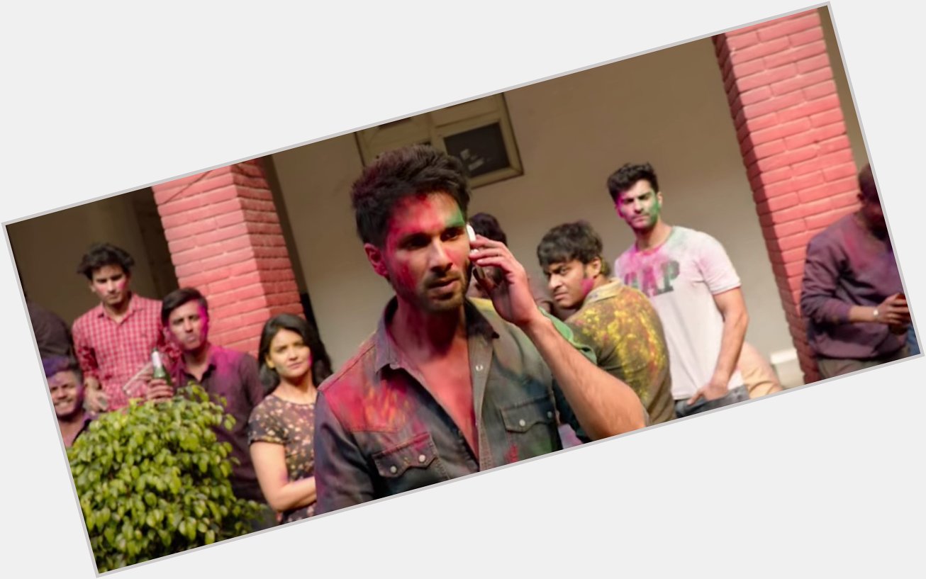 Happy birthday Shahid Kapoor. This is all of us when someone touches the food that we ordered. 