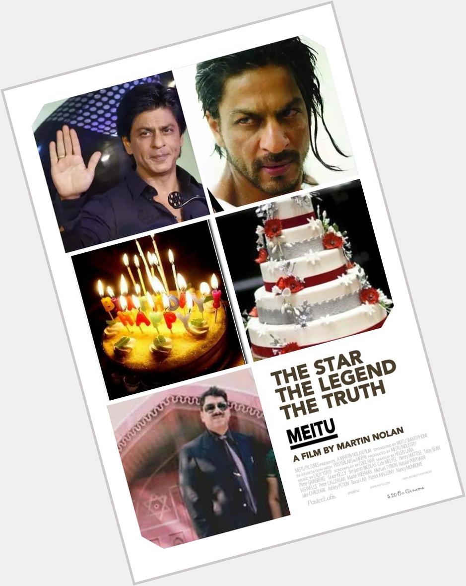 Wish u a very happy birthday dear Shahrukh Khan. God bless u with loads of luck, love, good health&great fortune . 