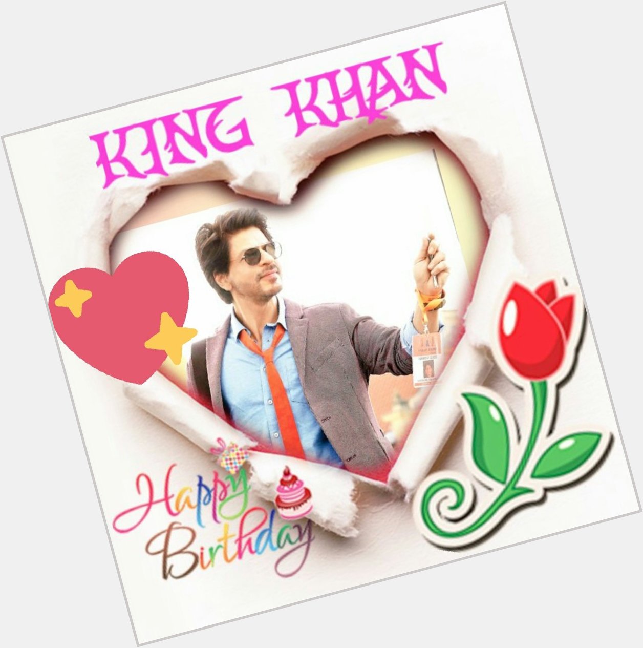  Happy birthday king shahrukh khan 