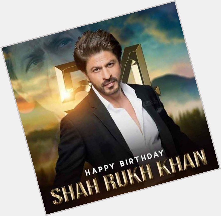  wishing the most King of Romance in bollywood 
Happy Birthday ShahRukh Khan  