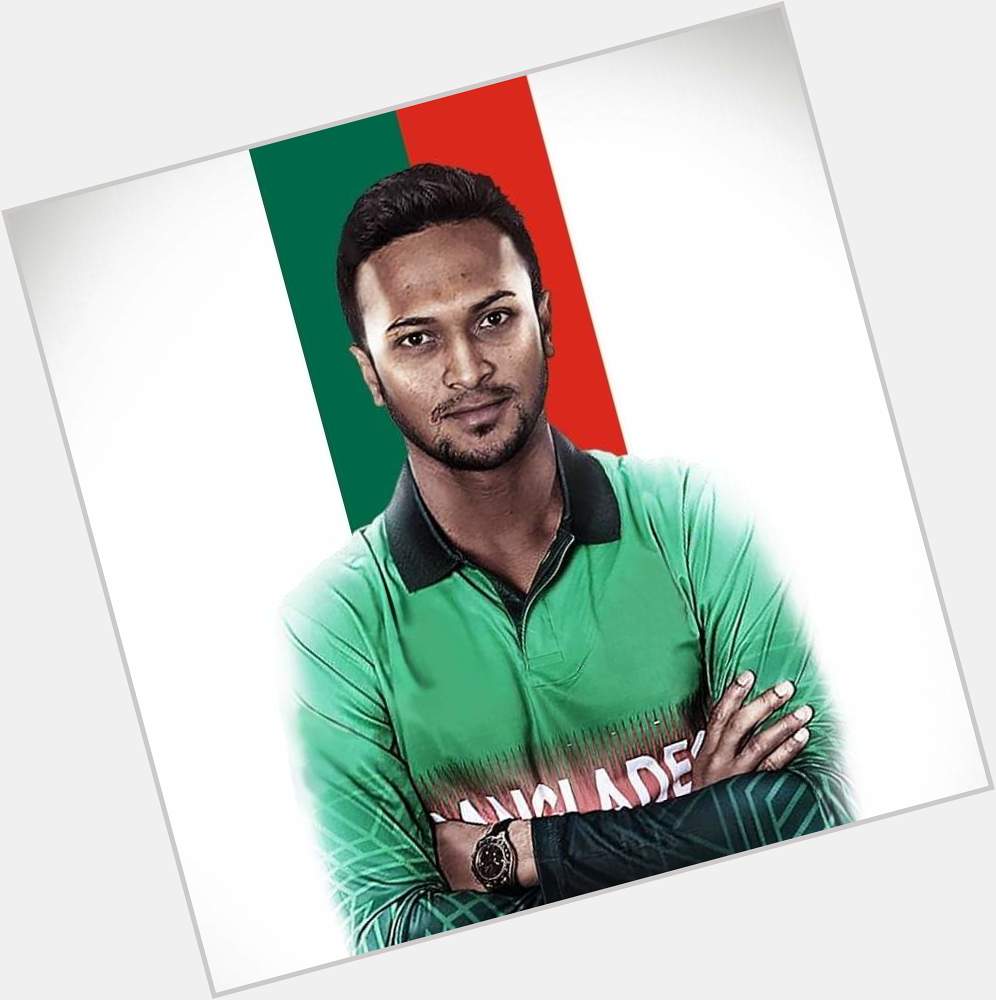 Happy birthday mr. Number one  allrounder in world shakib al Hasan  Bangladesh   