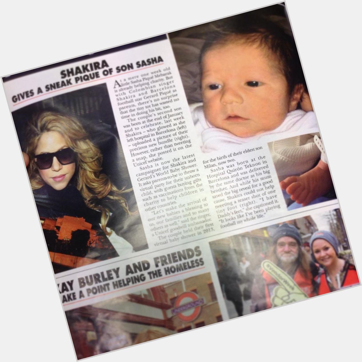 An article about and in the \"HELLO\" magazine, UK. // Happy one month birthday Sasha! 