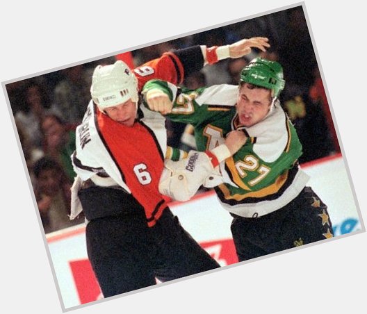 Happy 52nd birthday today to former North Stars NHL right wing \enforcers\ - Shane Churla born in Fernie, B.C. 