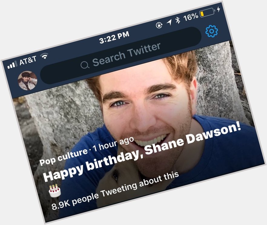 Happy birthday shane dawson   thank you for making me smile and laugh 