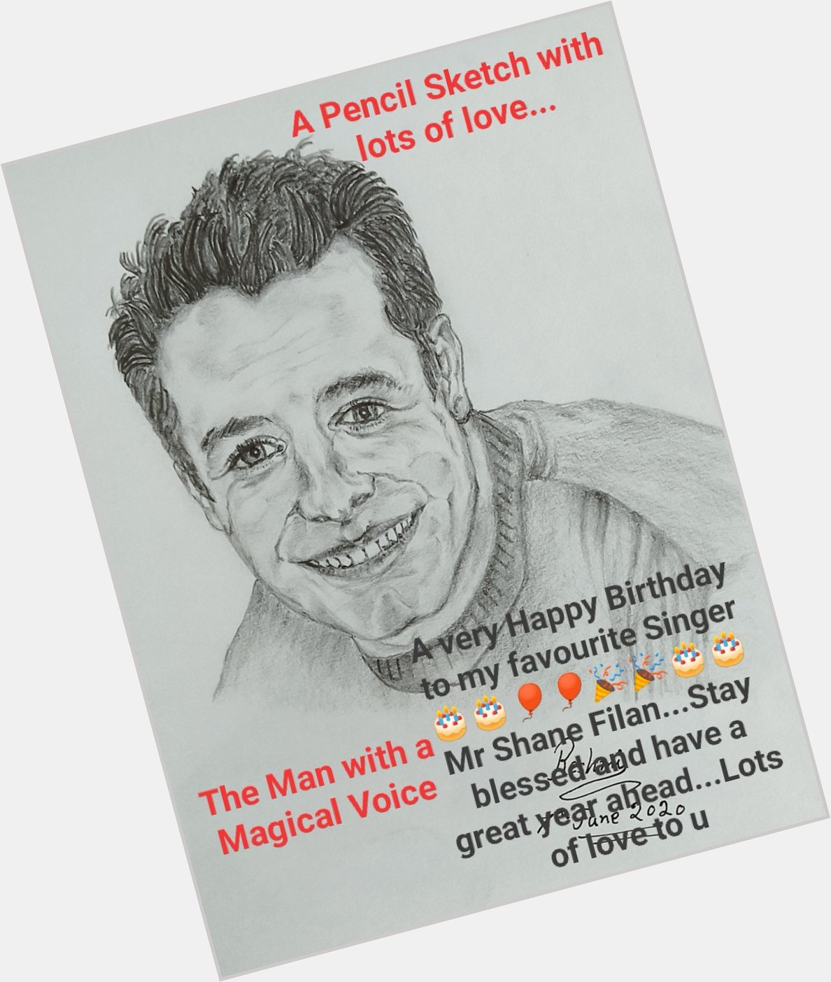 Wishing you a \"Very Happy Birthday\" Mr Shane Filan... Stay blessed....  