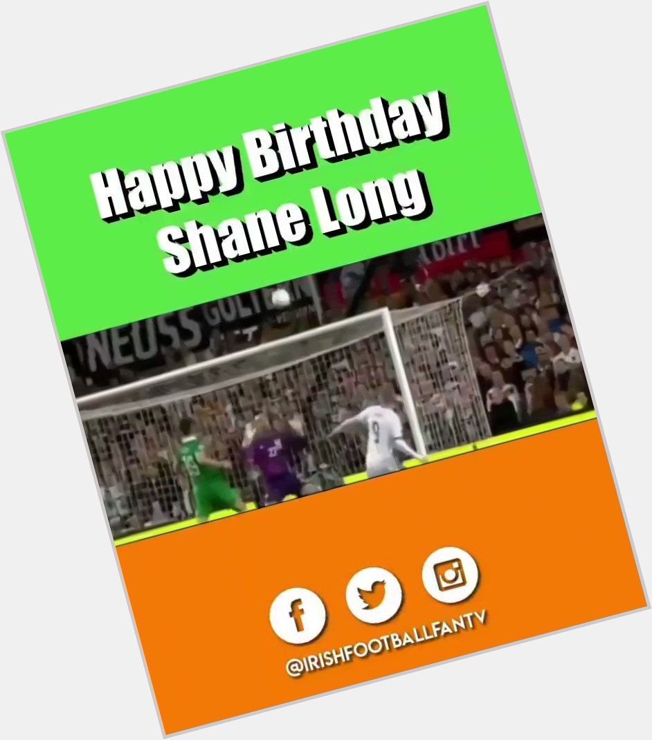Happy birthday to Shane Long, what a goal this was! 