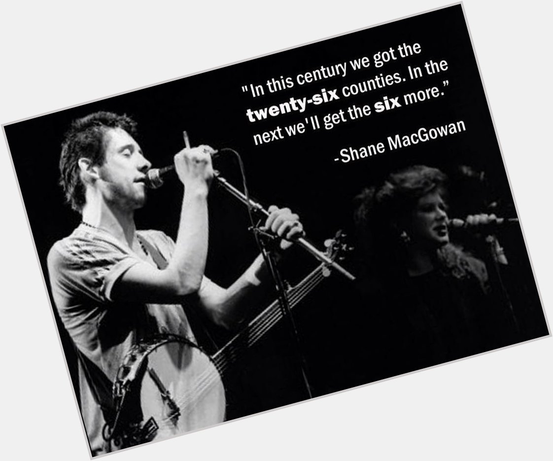 Shane MacGowan is 58 today. Happy Birthday. Surely he deserves a like. 