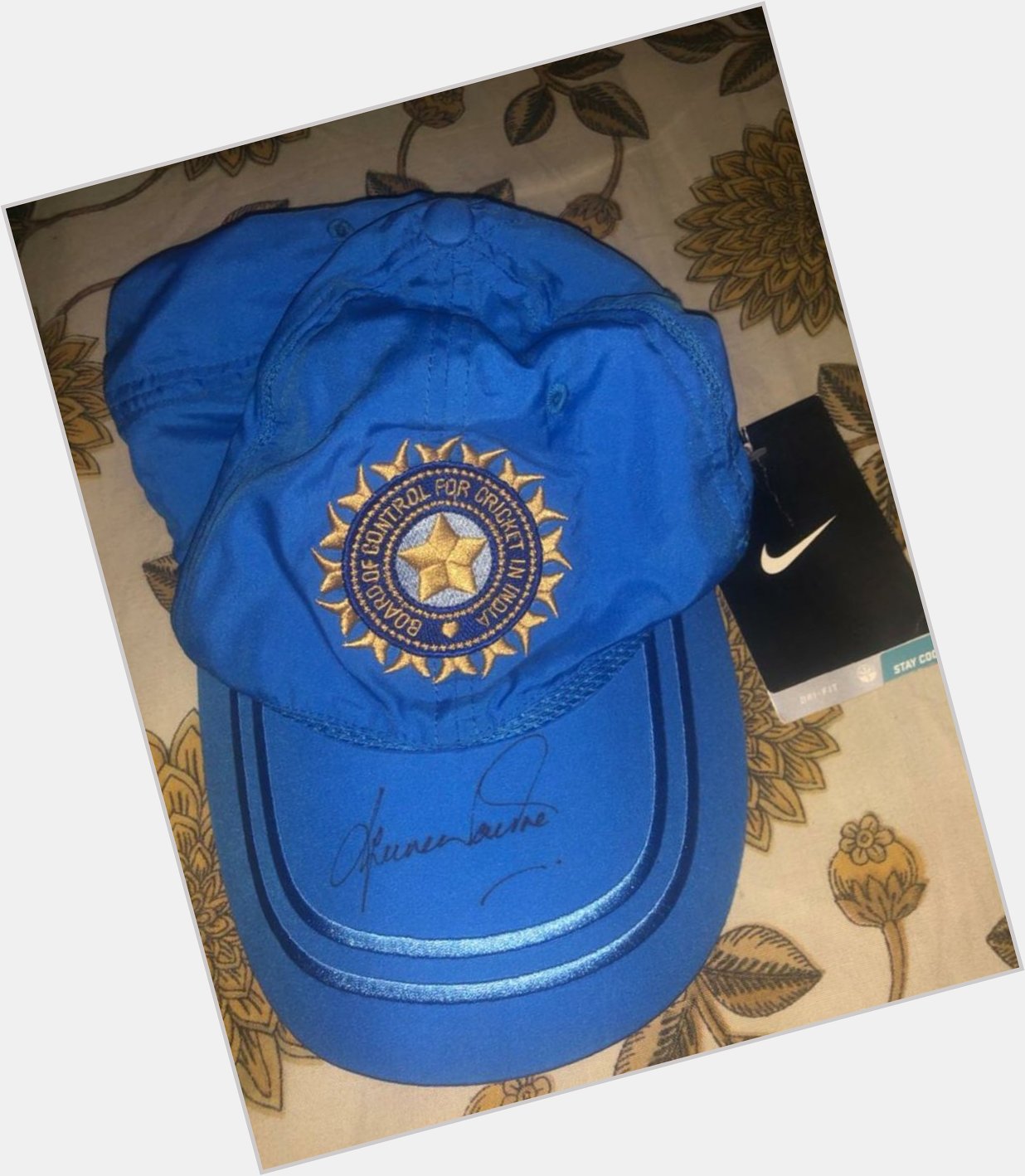 Lucky to get this India cap autographed by none other than SHANE WARNE       Happy Birthday Warnie... 
