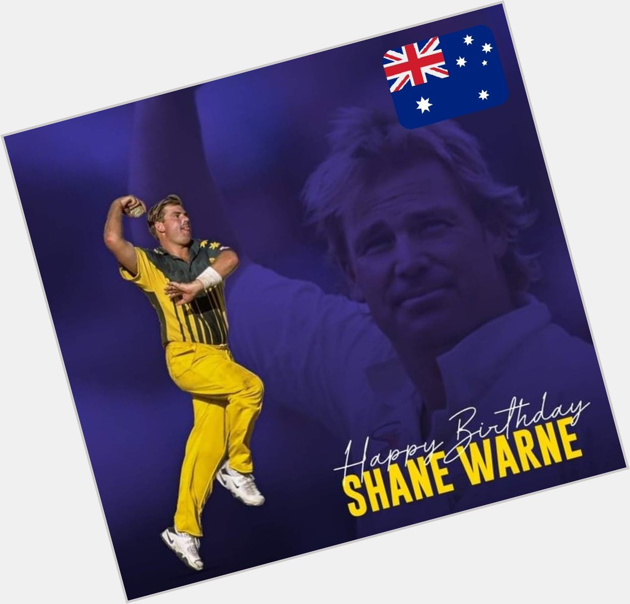 Happy birthday to the late Shane Warne who took leg spin to the level of art.   