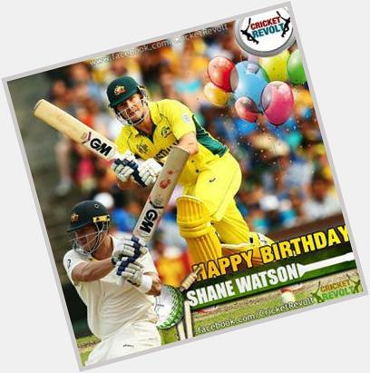 Wish A Very Happy Birthday To Shane Watson   