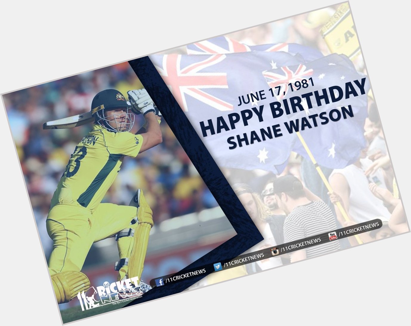 Happy Birthday \"Shane Watson\" He turns 40 today 