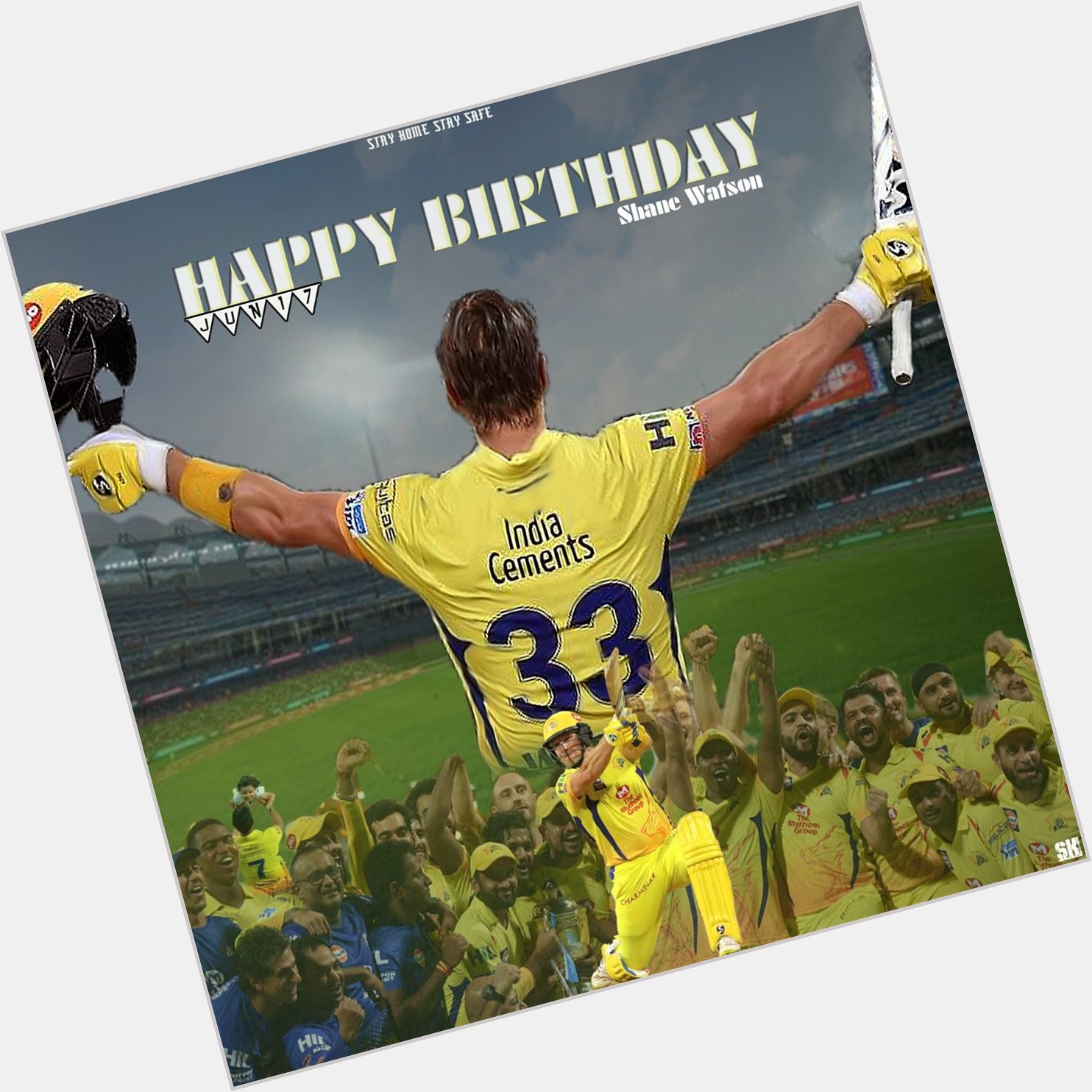 HAPPY BIRTHDAY TO THE GREATEST ALL-ROUNDER OF ALL TIME : SHANE WATSON ... 