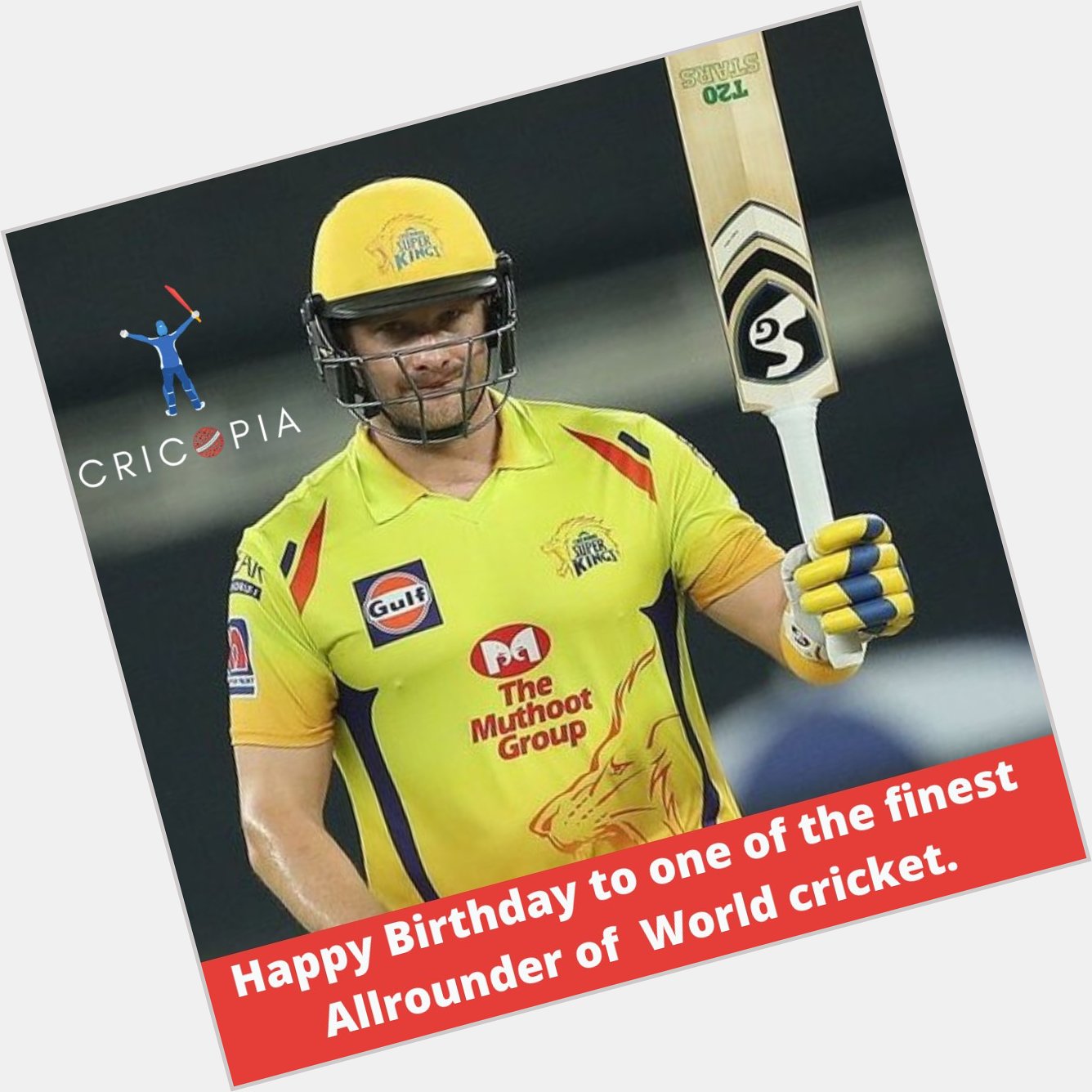 Happy Birthday Shane Watson       ( : IPL/BCCI) 