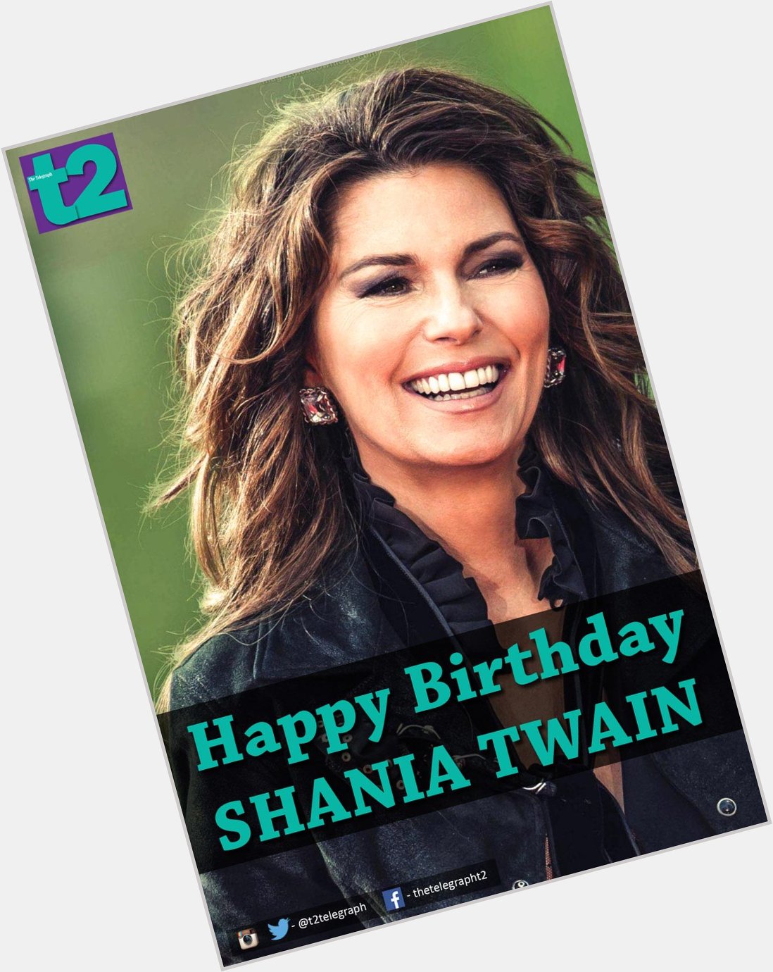 Happy birthday ! Which is your fave Shania Twain track? 