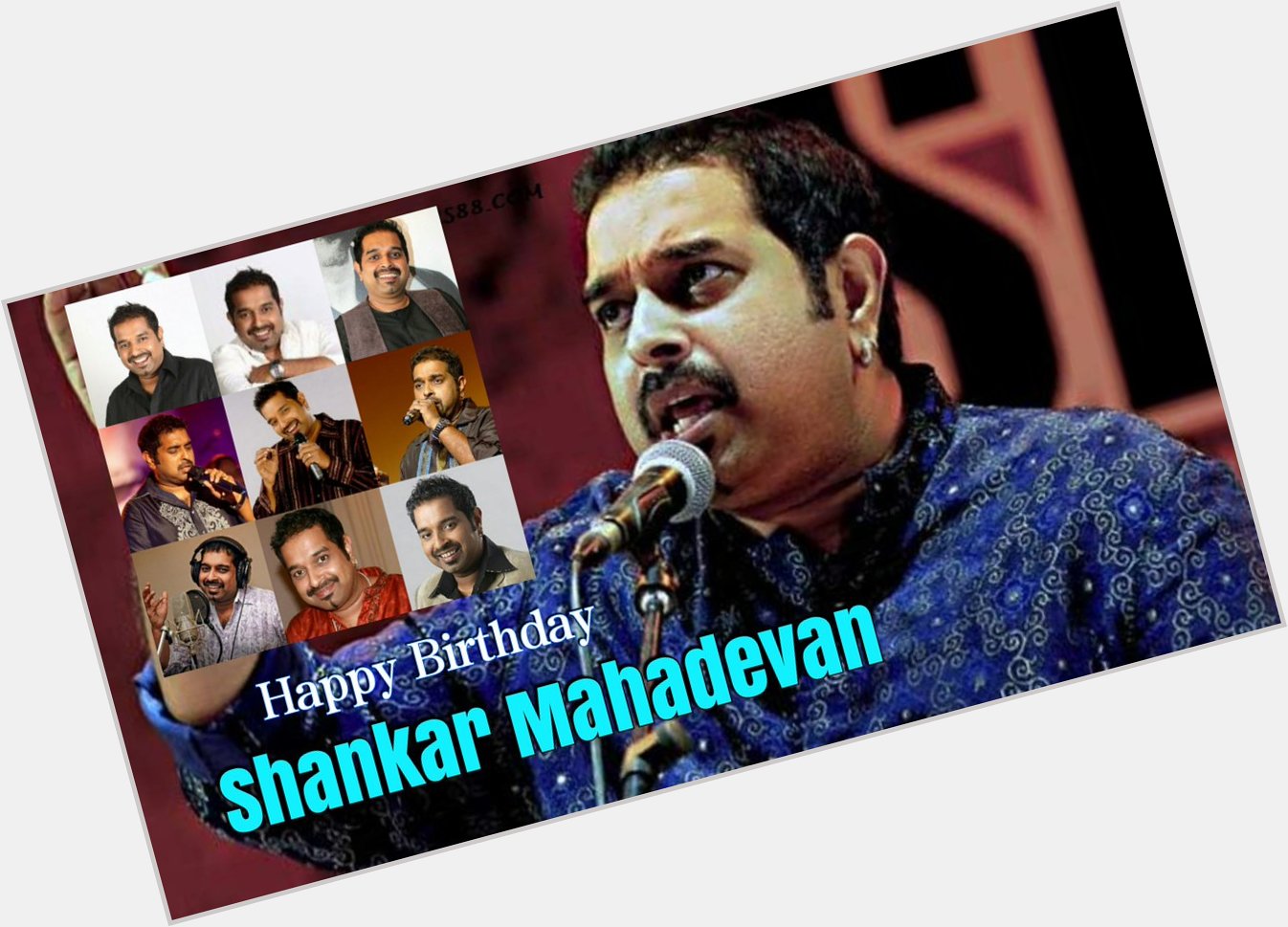 Happy Birthday Shankar Mahadevan sir   
