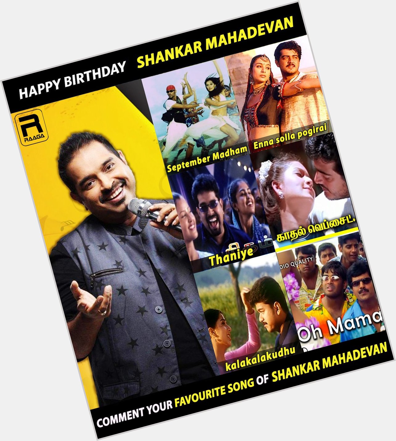 Happy Birthday Shankar Mahadevan     