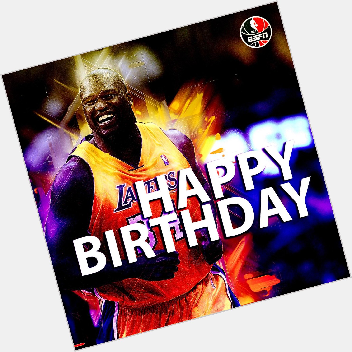   Help us send a BIG birthday shout out to the big fella Happy Birthday Shaquille O Neal!