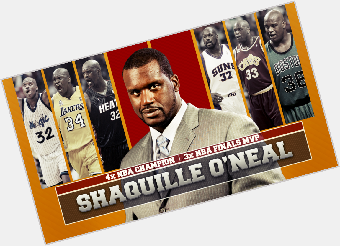 He got the Lebron hairline in that pic... to wish Shaquille O Neal a Happy 43rd Birthday! 