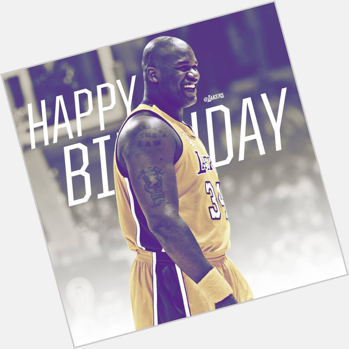 Happy birthday Shaquille O\ Neal! 