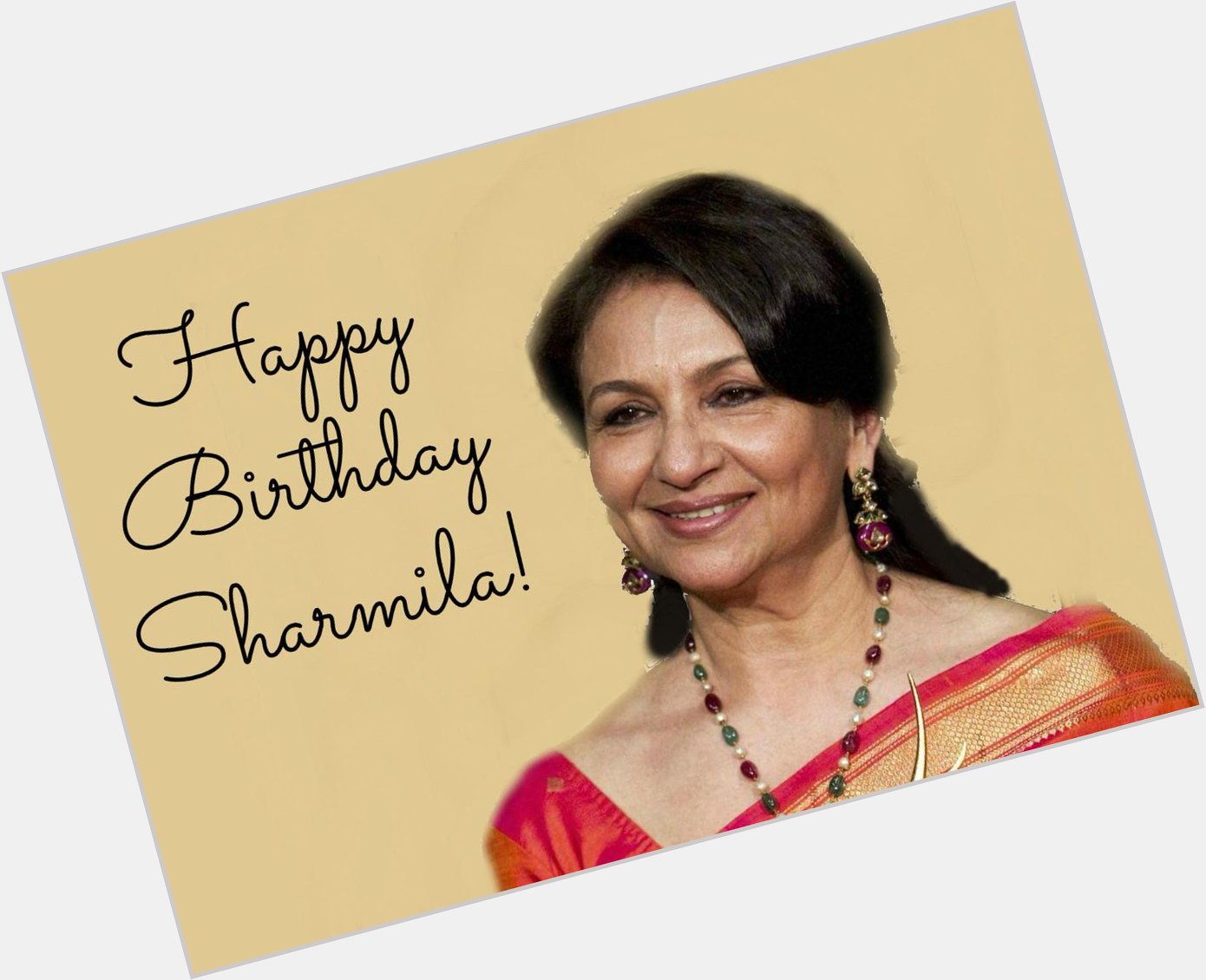 Happy Birthday Sharmila Tagore! 