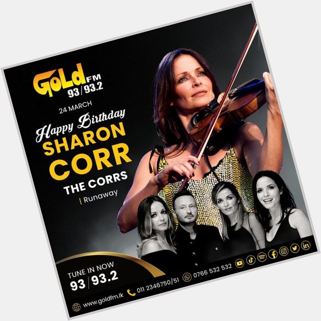 HAPPY BIRTHDAY TO SHARON CORR TUNE IN NOW 93 / 93.2 Island wide      