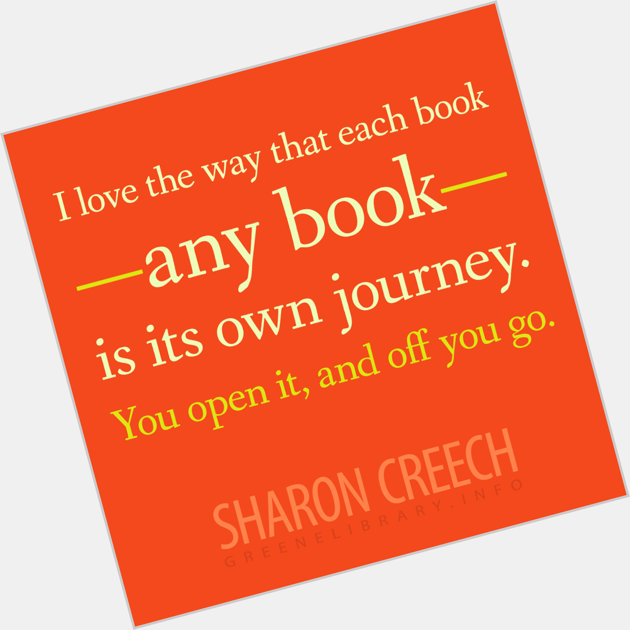 Happy birthday to Ohio-born author Sharon Creech.  