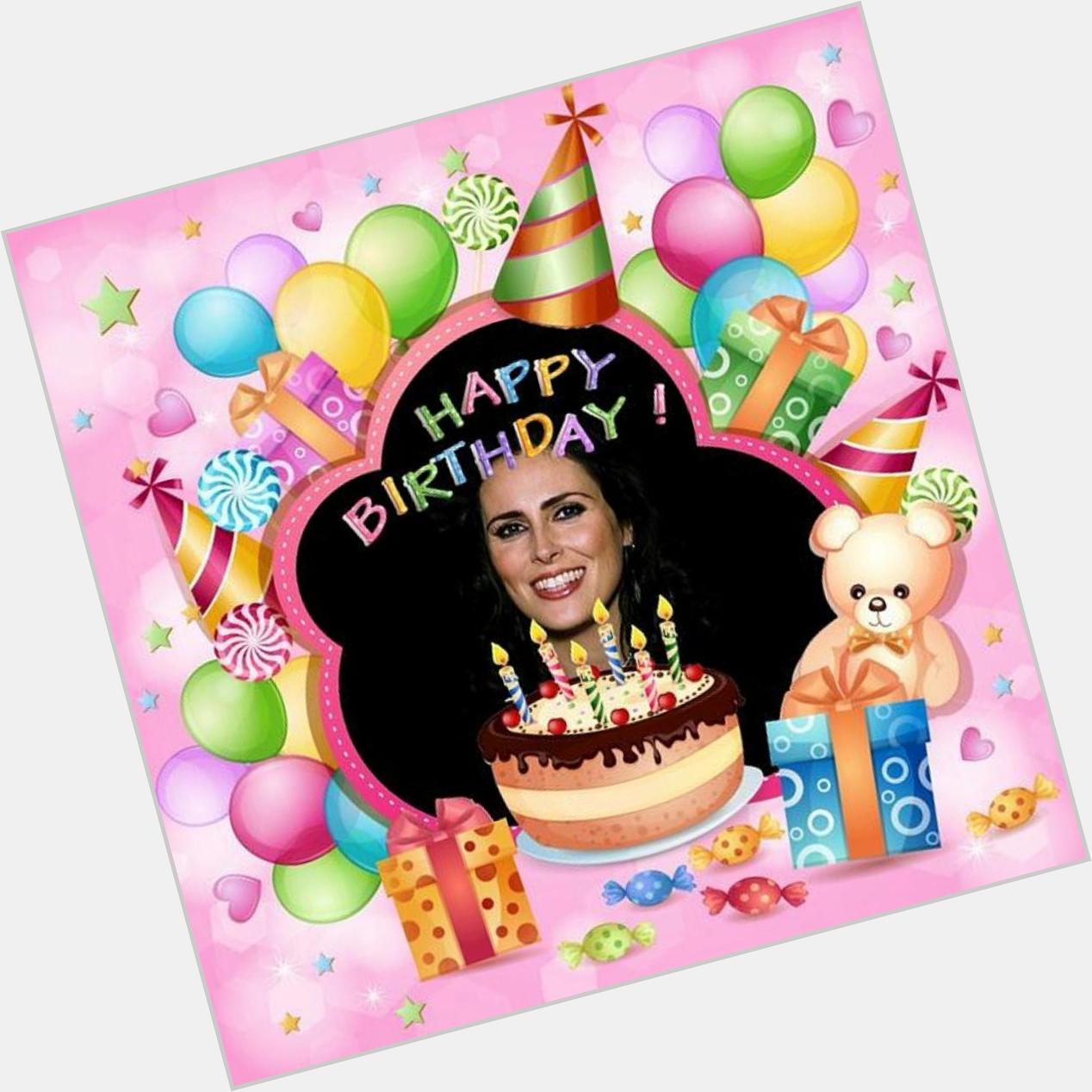 Happy Birthday Sharon den Adel 41 years. 