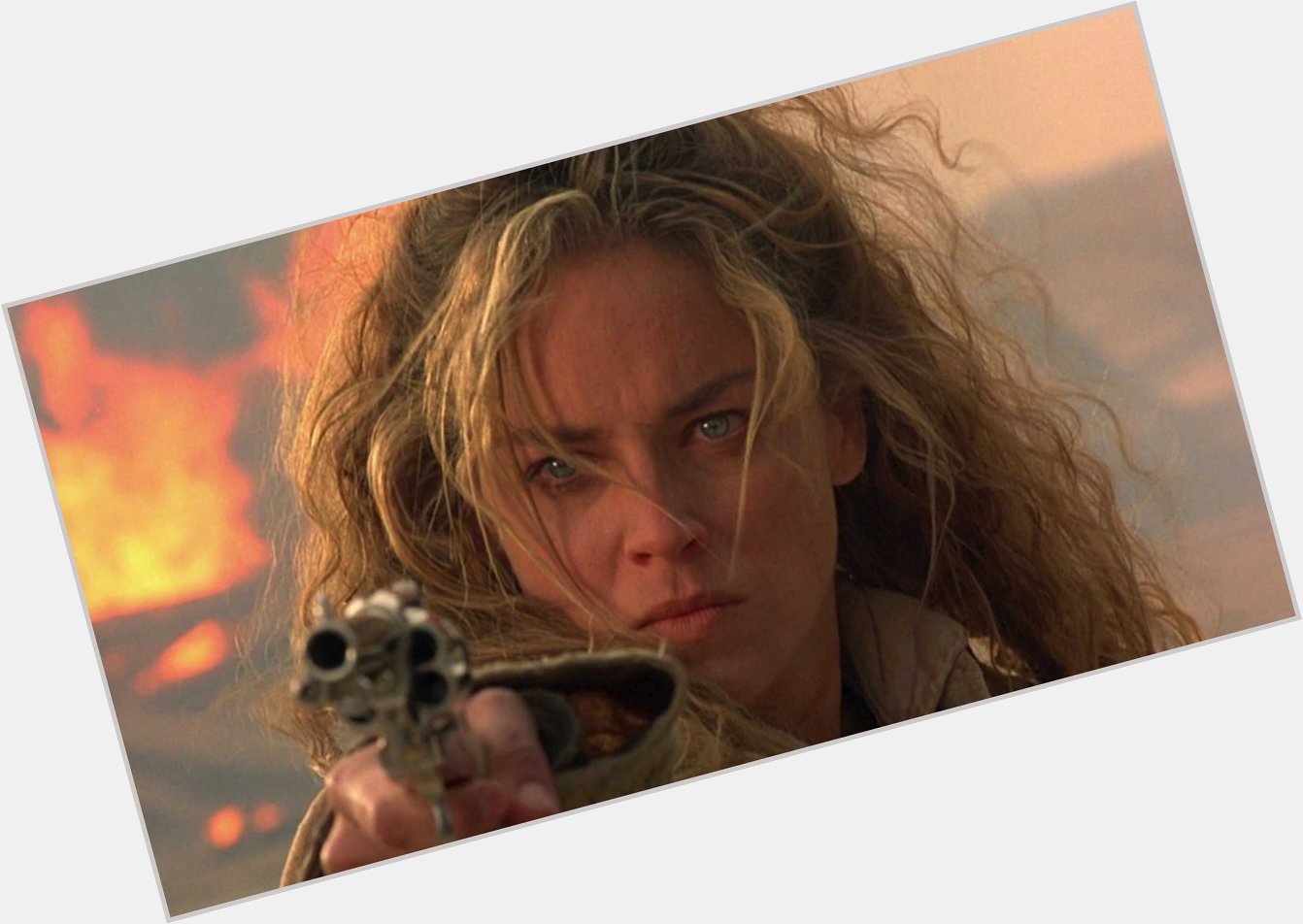 Happy 62nd birthday to Sharon Stone, star of TOTAL RECALL, SPHERE, BASIC INSTINCT, THE QUICK AND THE DEAD, and more! 