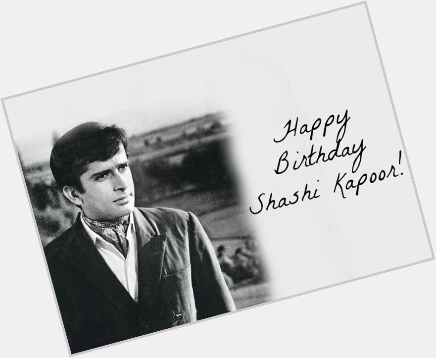 Happy Birthday to the most Kapoor of them all, Shashi Ji! 