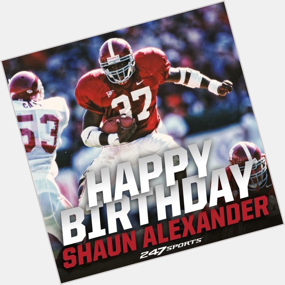 Happy 45th birthday too Shaun Alexander today 