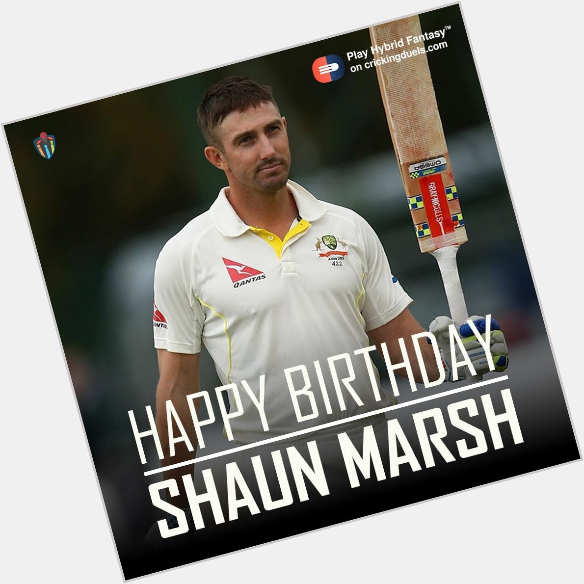 Happy Birthday Shaun Marsh. The Australian cricketer turns 34 today. 