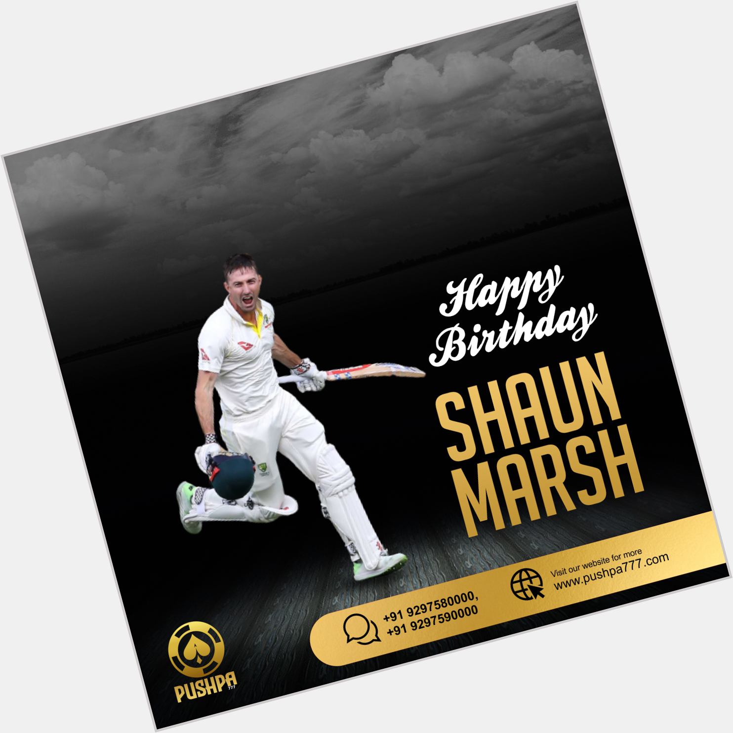 Happy Birthday Shaun Marsh      
