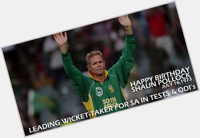 Wishing a Very Happy Birthday to Shaun Pollock. He turns 42 today. 
Play Now:  ...  