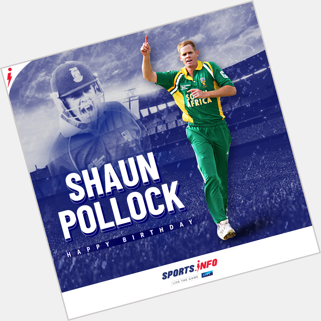Wishing South African great Shaun Pollock a very happy birthday.    