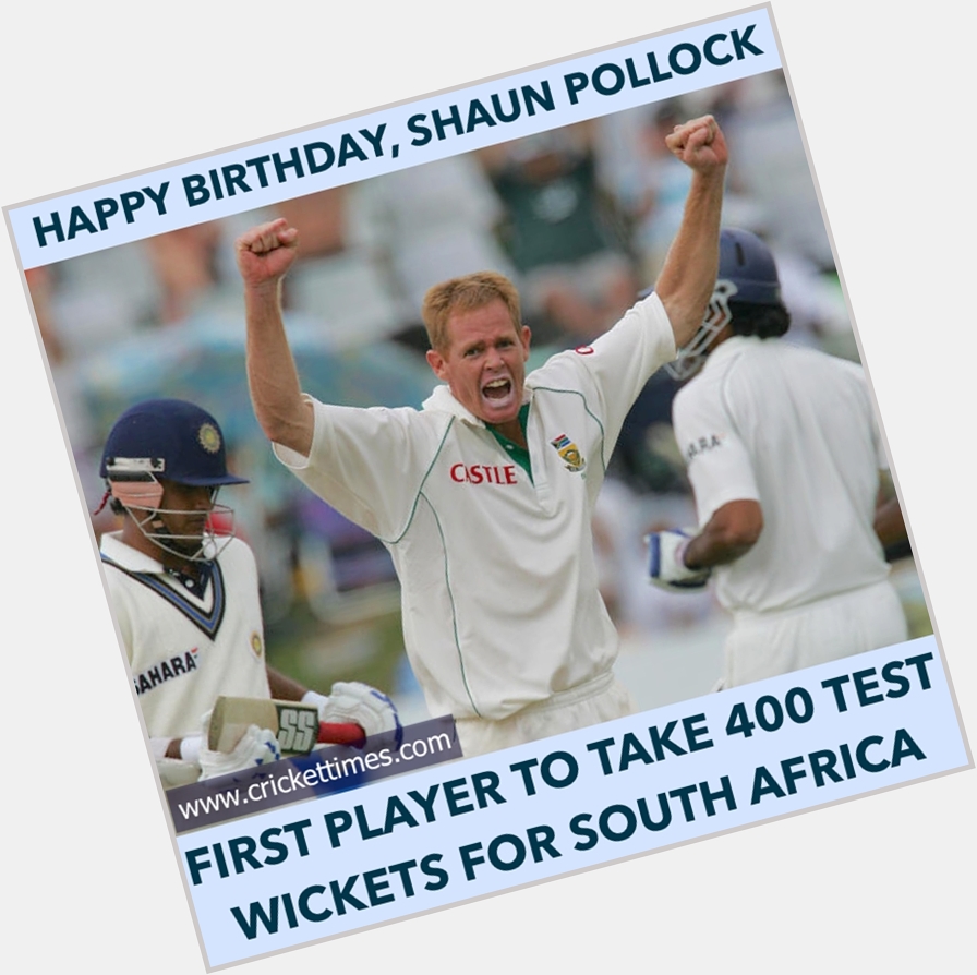 Happy Birthday, Shaun Pollock 