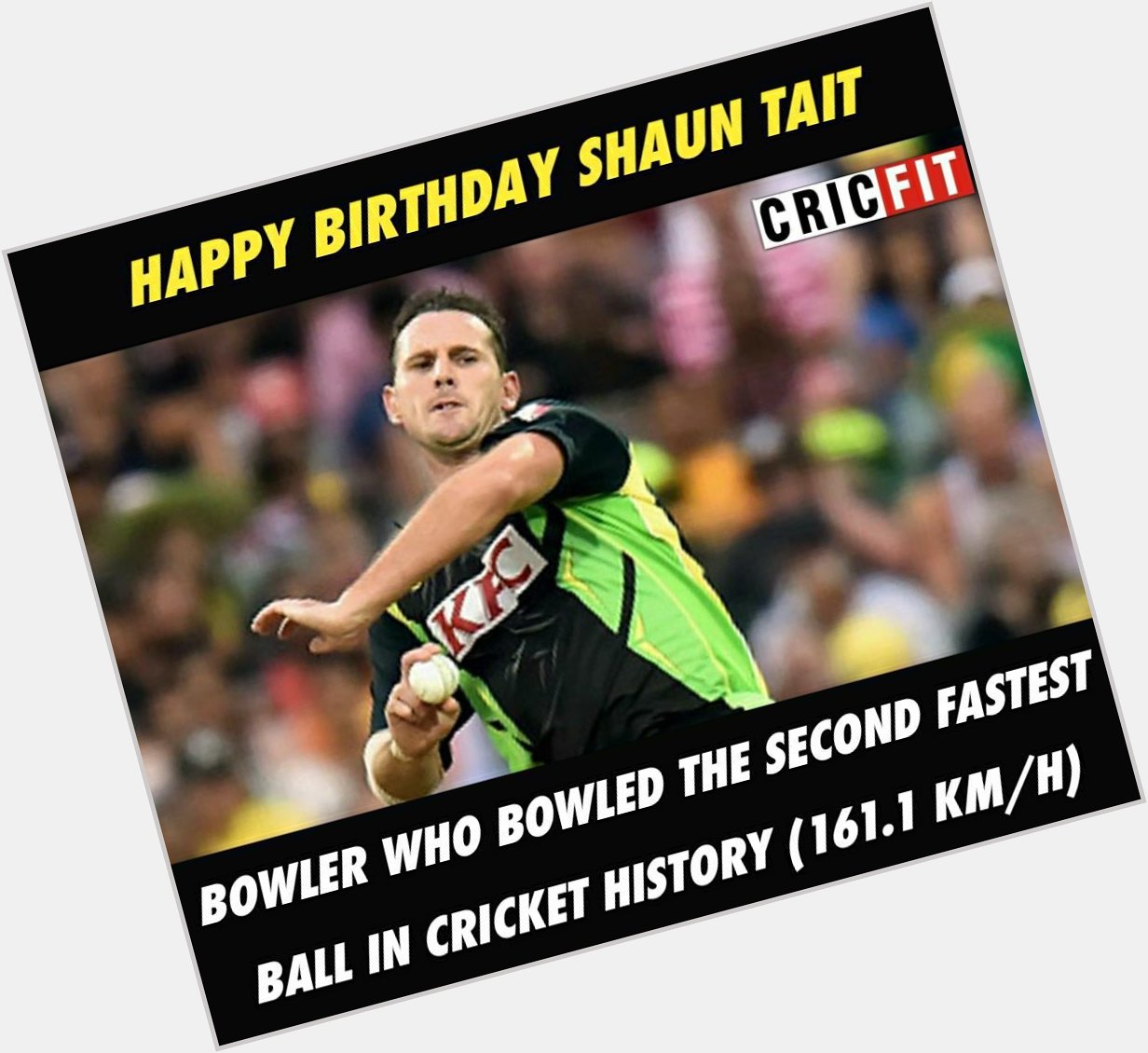 Happy Birthday Shaun Tait ! 