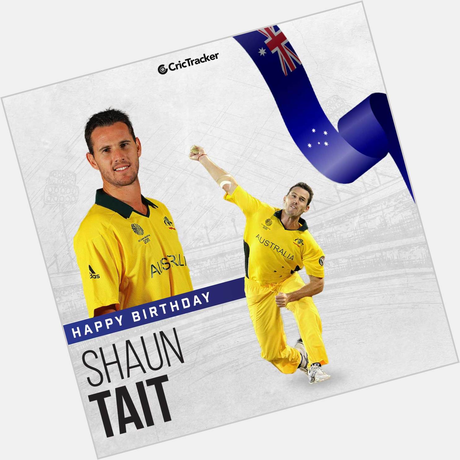 Join us in wishing, Aussie pacer Shaun Tait a very happy birthday   