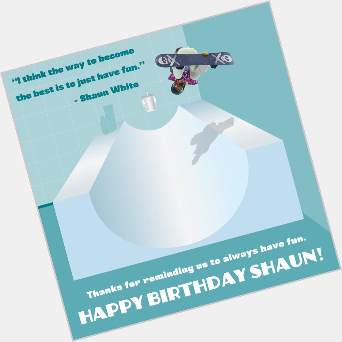 Happy Birthday Shaun White! 