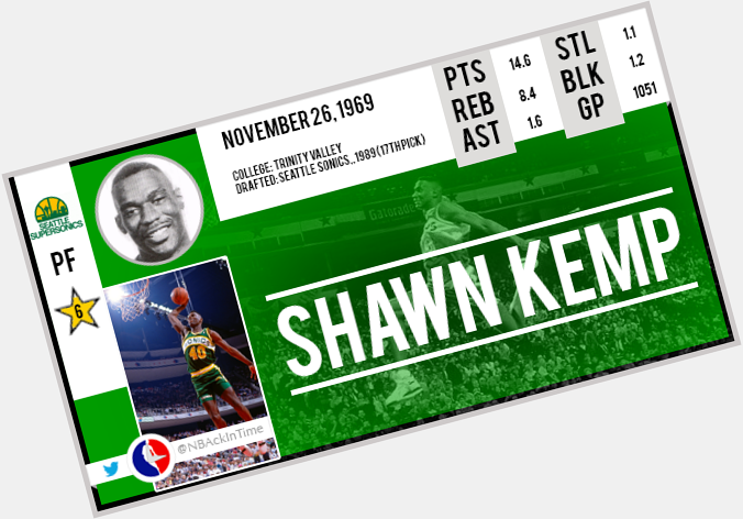 Happy Birthday Shawn Kemp !      