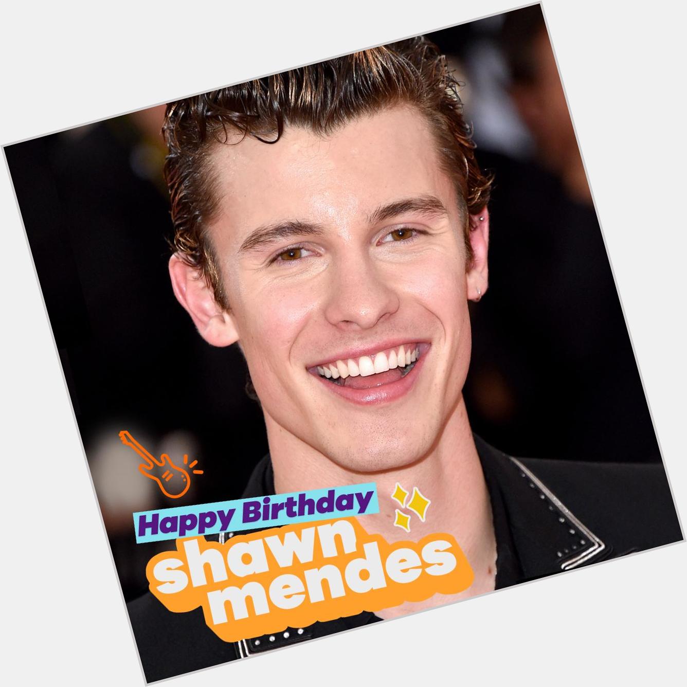 Happy birthday to the beautiful face that is Shawn Mendes 