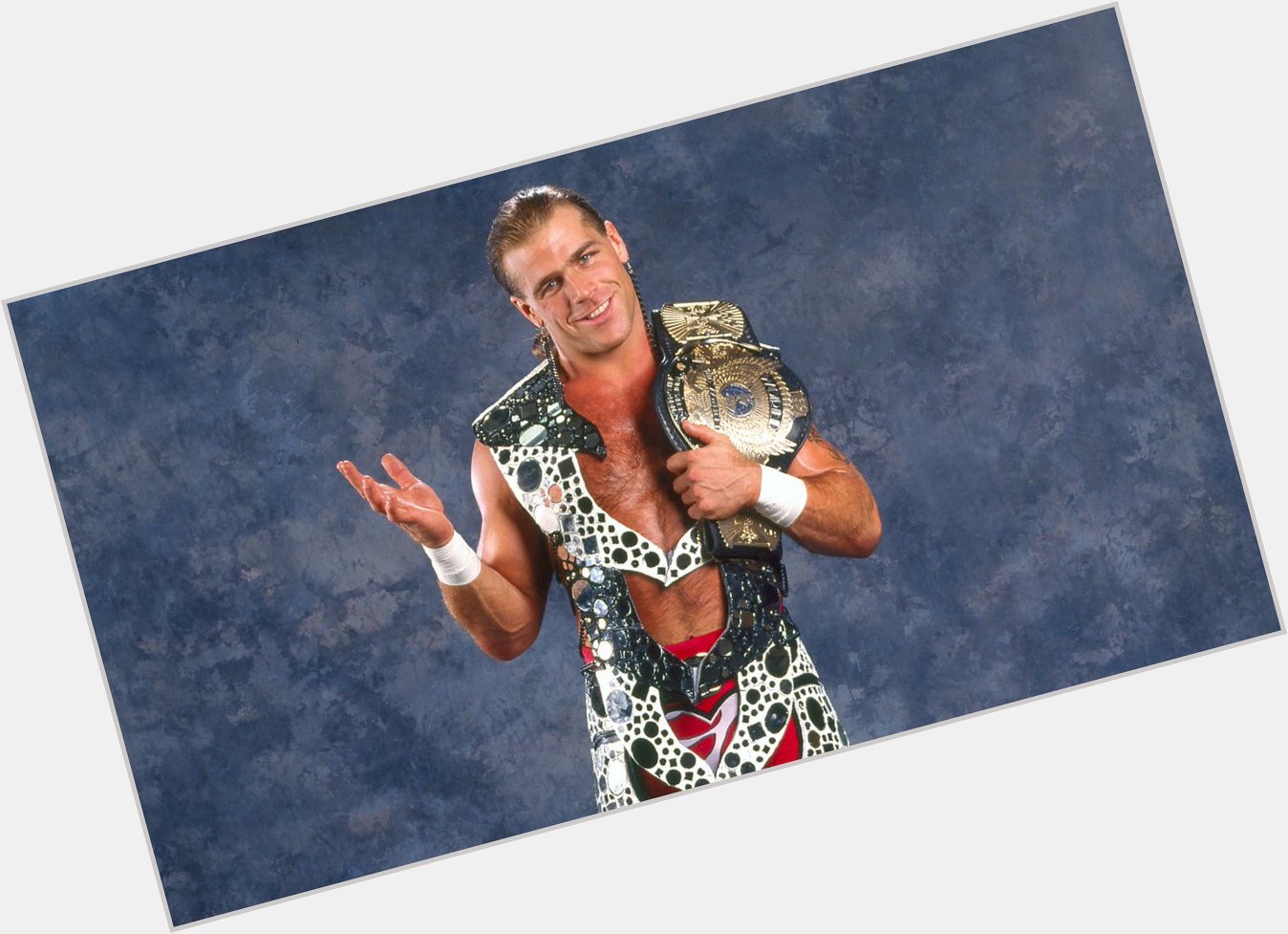Happy birthday to my favorite wrestler of all time Shawn michaels       