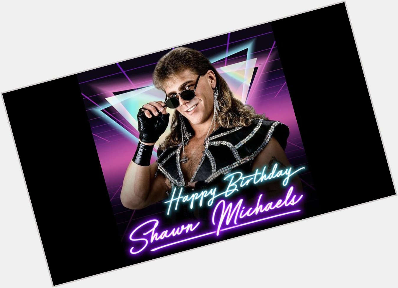  happy birthday Shawn Michaels!                 