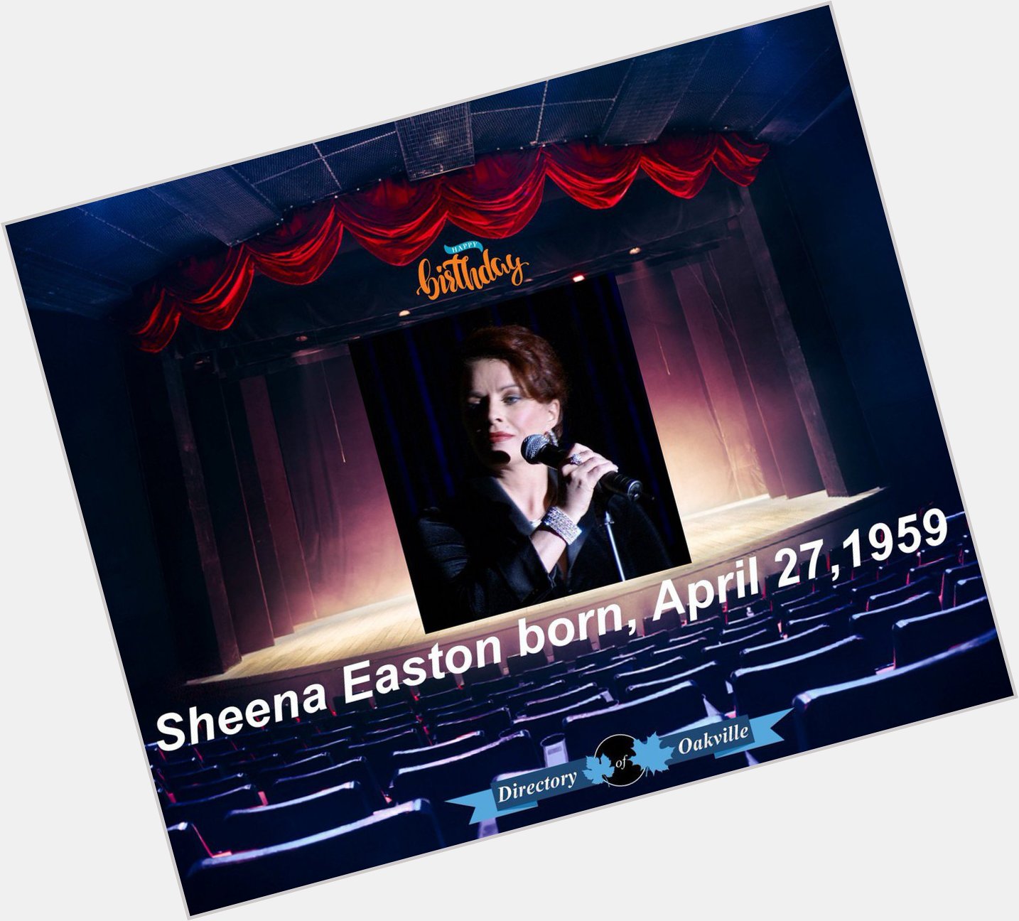 Happy Birthday! Sheena Easton born, April 27,1959 