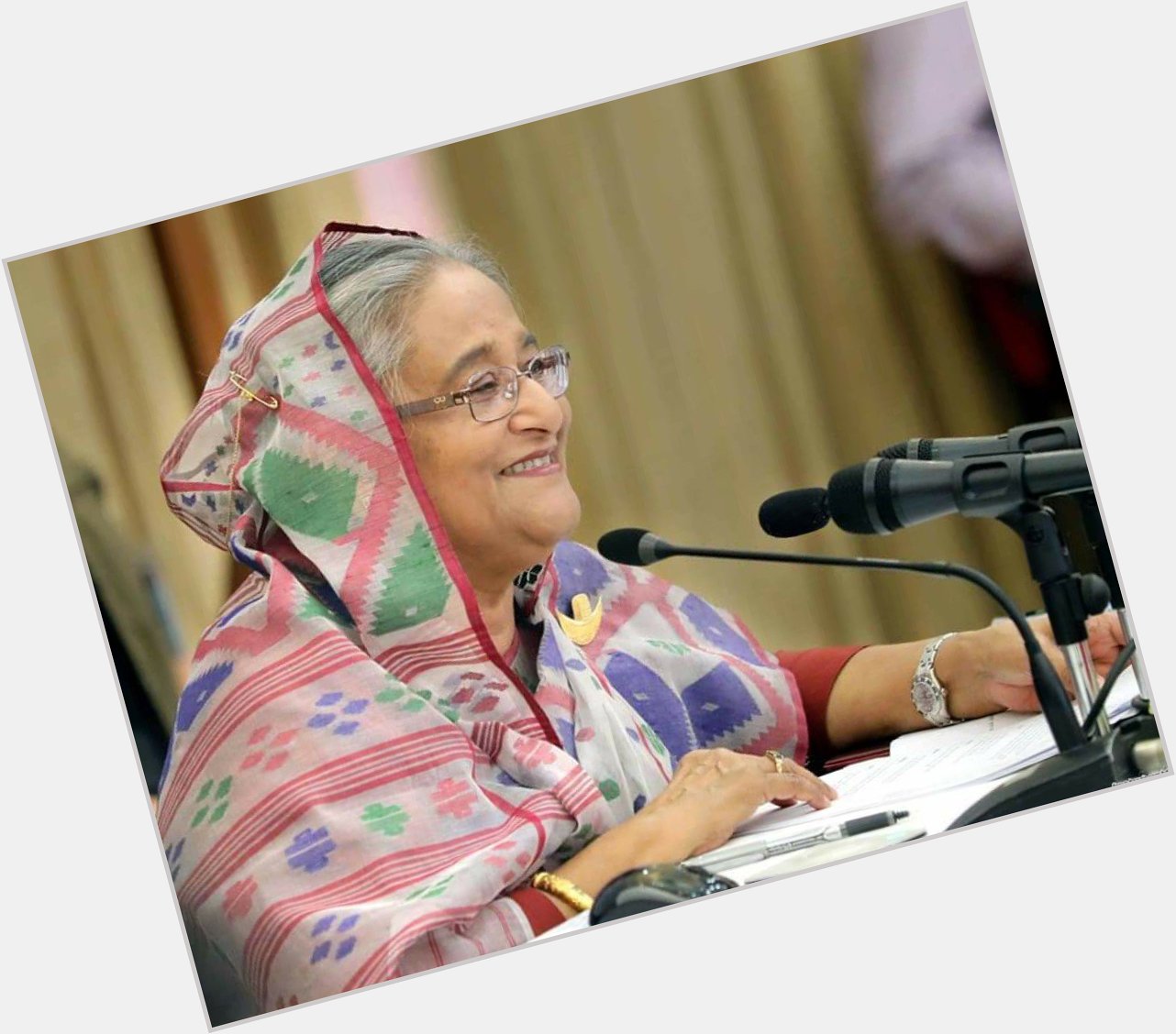 Happy Birthday to our HPM Sheikh Hasina, the people\s leader. 