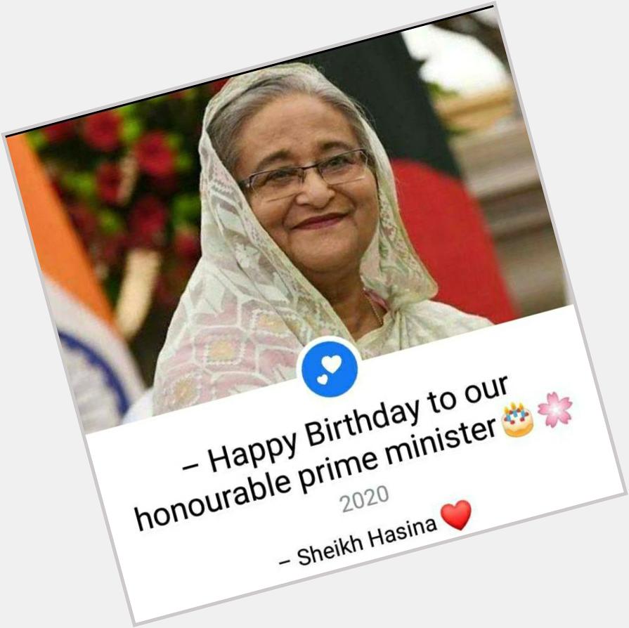Happy Birthday Our PM(prime minister) Sheikh Hasina. 74 th Birthday Today.May Allah bless You. 