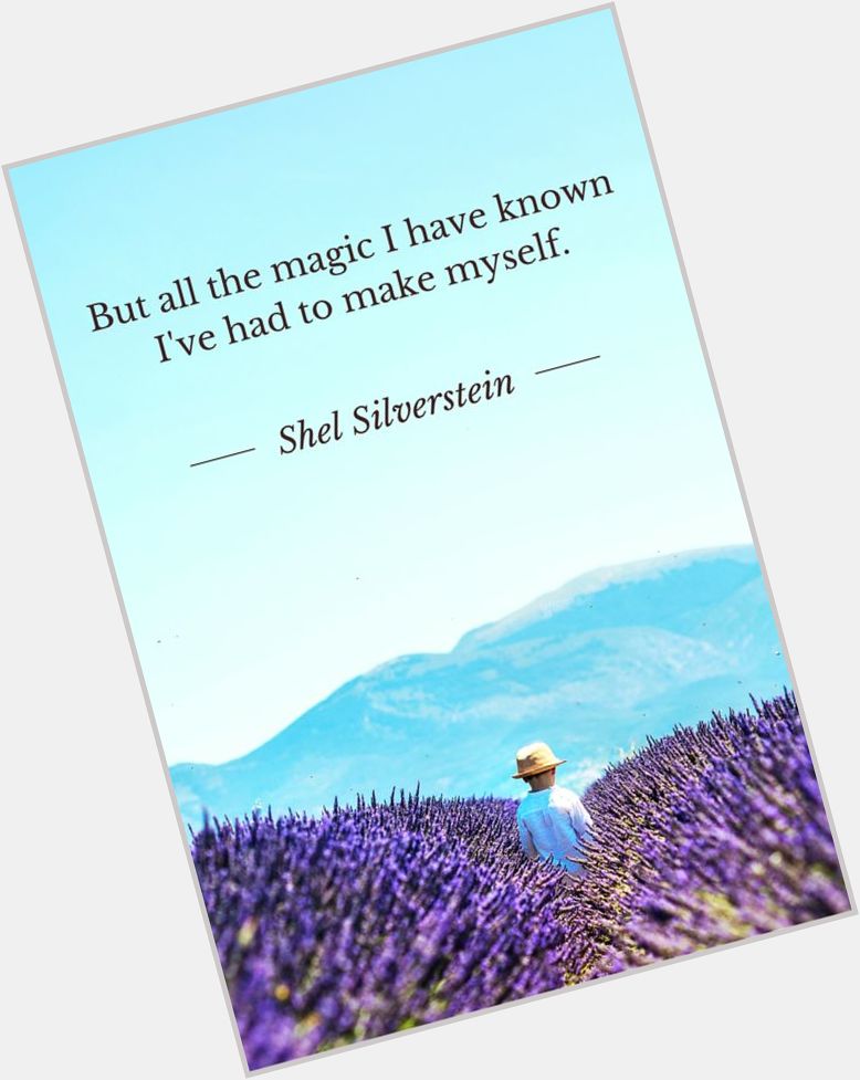 Happy Birthday Shel Silverstein! 