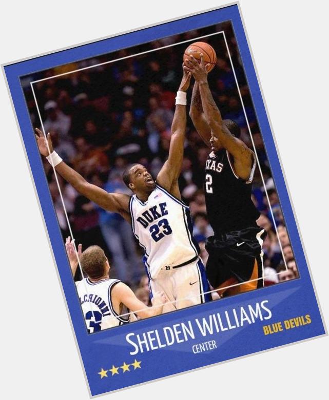 Happy 31st birthday to Dukes shot-blocking machine, Shelden Williams. 