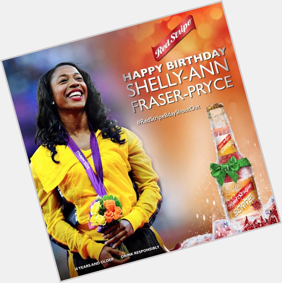 HAPPY BIRTHDAY SHELLY-ANN FRASER- PRYCE.

Cheers! 